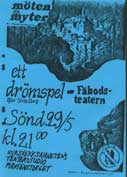 Blå affisch _ Ett Drömspel 1983